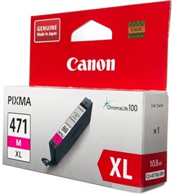 (1007032) Картридж струйный Canon CLI-471XLM 0348C001 пурпурный для Canon Pixma MG5740/MG6840/MG7740 - фото 13132