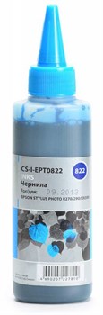 (1007848) Чернила Cactus CS-I-EPT0822 голубой (100мл) Epson Stylus Photo R270/290/RX590 - фото 14606