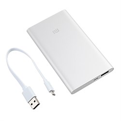 (1008302) Портативный аккумулятор Xiaomi Mi Power Bank 5000mAh (Silver) - фото 15550
