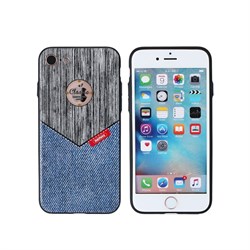(1008814) Накладка REMAX Sinche series для iPhone 7 (grey+jeans)