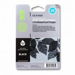 (1001594) Картридж струйный Cactus CS-51629 №29 для HP DJ 600/ 660C/ 670/ 690C  черный 40мл. - фото 16535