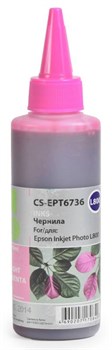 (3331365) Чернила CACTUS CS-EPT6736 для Epson L800 ,светло-пурпурный, 100 мл - фото 16649