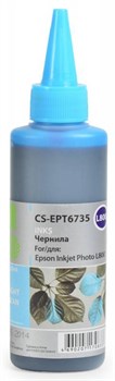 (3331364) Чернила CACTUS CS-EPT6735 для Epson L800 ,светло-голубой, 100 мл - фото 16651
