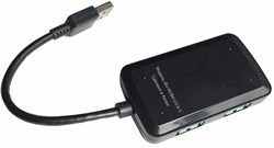 (1008911) Разветвитель USB 3.0 Buro BU-HUB4-U3.0-S 4порт. черный - фото 16779