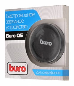 (1008900) Беспроводное зар./устр. Buro Q5 1A универсальное кабель microUSB черный - фото 16789