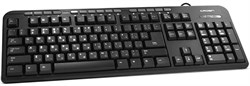 (1009228) Клавиатура CROWN CMK-300 (black) ( 118 клавиш (15 мультимедийных ), защита от заливания, длина провода: 1.3 м, USB, &quot;Plug &amp; Play&quot;)