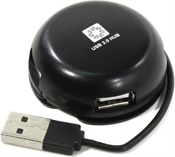 (1009573) Концентратор 5bites HB24-200BK 4*USB2.0 / USB PLUG / BLACK - фото 17696