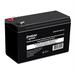 (1009576) Аккумуляторная батарея  Exegate Special EXS1270, 12В 7Ач, клеммы F2 EXEGATE ES252436RUS - фото 17755