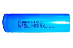(1009903) Аккумулятор Camelion LIR18650 б/з 2200mAh Li-Ion (1) - фото 18124