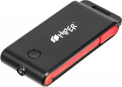 (1008860) Мобильный аккумулятор Hiper PowerBank QUAD1500 1500mAh 1A черный - фото 18364