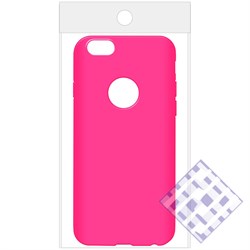 (1010084) Накладка силиконовая для iPhone 6/6S (pink) техупаковка - фото 18420