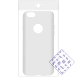 (1010082) Накладка силиконовая для iPhone 6/6S (white) техупаковка