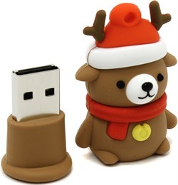 (1011376) Накопитель USB Flash  16Gb Smartbuy Медведь (SB16GBCaribou), USB2.0