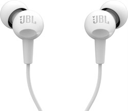 (1012810) Наушники JBL Гарнитура C100, белая (JBLC100SIUWHT) - фото 21438