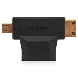 (1013519) Переходник 5bites HH1805FM-T HDMI F / mini + micro HDMI M - фото 22213