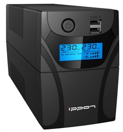 (1013807) Источник бесперебойного питания Ippon Back Power Pro II Euro 650 360Вт 650ВА черный - фото 22617