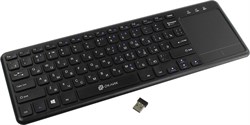 (1014250) Клавиатура Oklick 830ST черный USB беспроводная slim Multimedia Touch - фото 23238