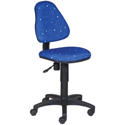 (1014550) Кресло детское Бюрократ KD-4/Cosmos синий космос Cosmos