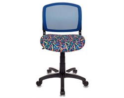 (1014530) Кресло детское Бюрократ CH-296/PENCIL-BL спинка сетка синий карандаши