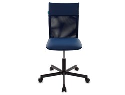 (1014492) Кресло Бюрократ CH-1399/BLUE спинка сетка синий сиденье синий искусственная кожа крестовина металл - фото 25070