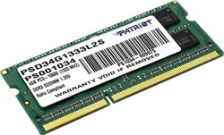 (1015268) Модуль памяти для ноутбука 4GB PC10600 DDR3 SO PSD34G1333L2S PATRIOT - фото 26496