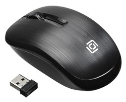 (1015300) Мышь Оклик 525MW черный оптическая (1000dpi) беспроводная USB для ноутбука (3but) 1090702 - фото 26538