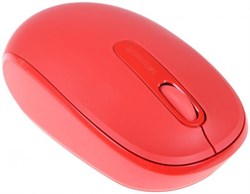 (1015297) Мышь Microsoft Mobile Mouse 1850 красный оптическая (1000dpi) беспроводная USB для ноутбука (2but) - фото 26543