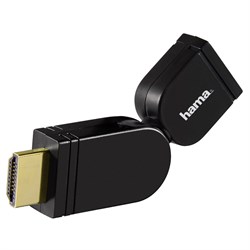 (1007055) Адаптер HDMI Hama (m-f) ver1.3 штекеры поворачиваются позолоченные контакты черный (H-83088) - фото 27827