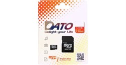 (1016083) Флеш карта microSDHC 16Gb Class10 Dato DTTF016GUIC10 w/o adapter - фото 27864