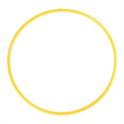 (1209334) Обруч диаметр 90 см, цвет жёлтый 1209334