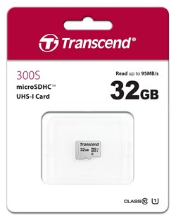 (1016624) Флеш карта microSDHC 32Gb Class10 Transcend TS32GUSD300S w/o adapter - фото 29332
