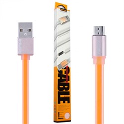 (1019119) USB кабель micro REMAX Colourful RC-005m (1m) orange - фото 30359