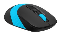 (1032970) Мышь A4Tech Fstyler FG10 черный/синий оптическая (2000dpi) беспроводная USB (4but) FG10 BLUE - фото 30422