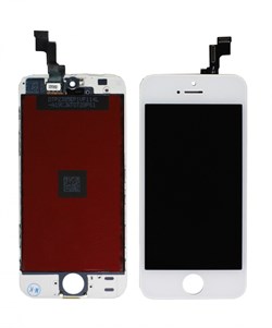 (1011405) Матрица и тачскрин (сенсорное стекло) NT для смартфона Apple iPhone 5/5G, дисплей 4&quot; 640x1136,. Белый цвет.