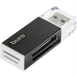 (1019739) Устройство чтения карт памяти USB2.0 Buro BU-CR-3104 черный - фото 30851