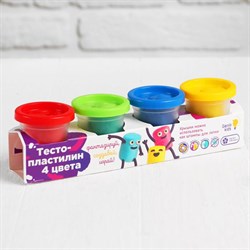 (1019965) Набор для детского творчества "Тесто-пластилин 4 цвета" TA1008V 3025525 - фото 31177