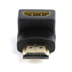 (1020046) Переходник HDMI-HDMI Cablexpert 19F/19F, угловой, золотые разъемы, пакет - фото 31488