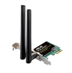 (1020847) Сетевой адаптер WiFi Asus PCE-AC51 AC750 PCI Express (ант.внеш.съем) 2ант. - фото 31687