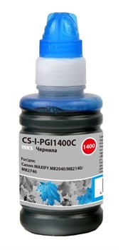 (1021184) Чернила Cactus CS-I-PGI1400C голубой100мл для Canon MAXIFY MB2040/MB2140/MB2740 - фото 31813