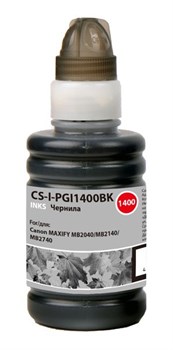 (1021183) Чернила Cactus CS-I-PGI1400BK черный100мл для Canon MAXIFY MB2040/MB2140/MB2740 - фото 31814