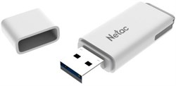 (1021793) Флеш Диск Netac U185 16Gb <NT03U185N-016G-20WH>, USB2.0, с колпачком, пластиковая белая - фото 32219