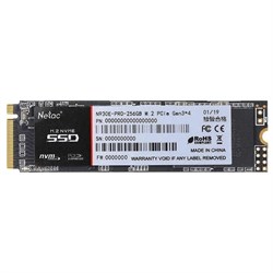 (1021991) Твердотельный накопитель SSD M.2 Netac 256Gb N930E Pro Series <NT01N930E-256G-E4X> Retail (PCI-E 3.1 x4, up to 2040/1270MBs, 3D TLC/QLC, NVMe 1.3, 22х80mm) - фото 32399