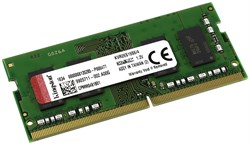 (1022051) Память DDR4 4Gb 2666MHz Kingston KVR26S19S6/4 RTL PC4-21300 CL19 SO-DIMM 260-pin 1.2В single rank - фото 32450