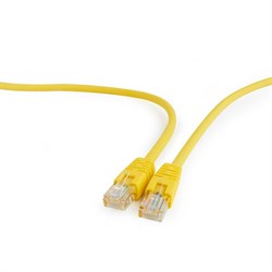 (1022237) Патч-корд UTP Cablexpert кат.5e, 1м, литой, многожильный (жёлтый) - фото 32499