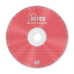(1022324) Диск DVD+R Dual Layer Mirex 8,5 Гб 8x Slim case - фото 32582