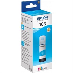 (1022500) Чернила Epson 103C C13T00S24A голубой (65мл) для Epson L3100/3110/3150 - фото 32644
