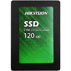 (1022596) Твердотельный накопитель SSD 2.5" HIKVision 120GB С100 Series <HS-SSD-C100/120G> (SATA3, up to 550/420MBs, 3D TLC, 40TBW)ц - фото 32735