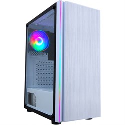 (1023427) Корпус Formula CL-3302W RGB белый без БП ATX 2xUSB2.0 1xUSB3.0 audio bott PSU - фото 33132