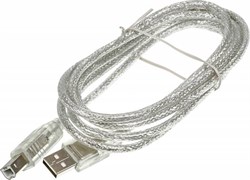 (1023613) Кабель USB A(m) USB B(m) 1.8м серый - фото 33222