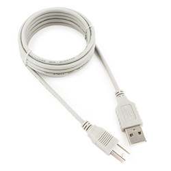 (1023873) Кабель USB 2.0 Gembird AM/BM, 1.8м, серый, пакет - фото 33350